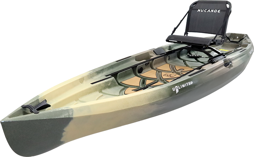 NuCanoe Unlimited Kayak 2025 – Army Camo Edition image 0