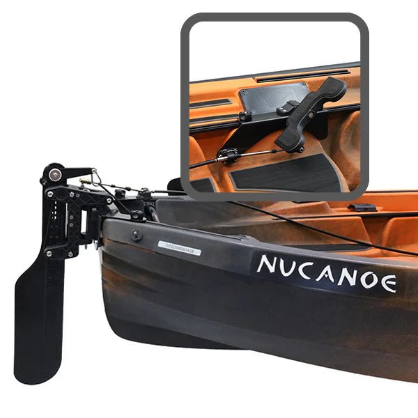 NuCanoe U10 7215 QuickConnect Rudder System – Foot Steer - All Trails Lead North